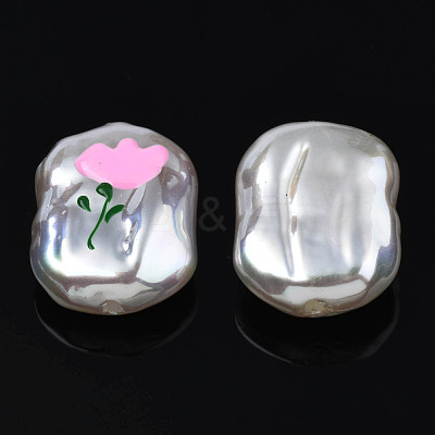 ABS Plastic Imitation Pearl Beads KY-N015-93-1