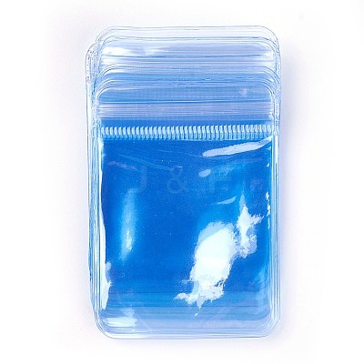 Rectangle PVC Resealable Packaging Bags OPP-R005-6x8-1