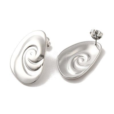 Non-Tarnish 304 Stainless Steel Stud Earrings EJEW-K268-07P-1