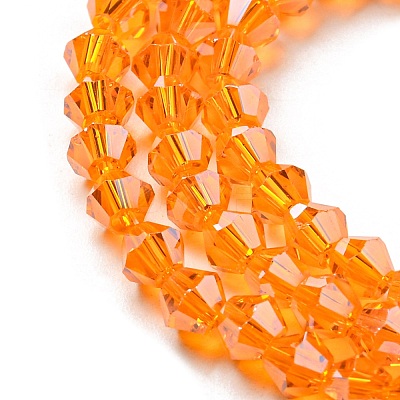 Transparent Electroplate Glass Beads Strands EGLA-A039-T2mm-A23-1