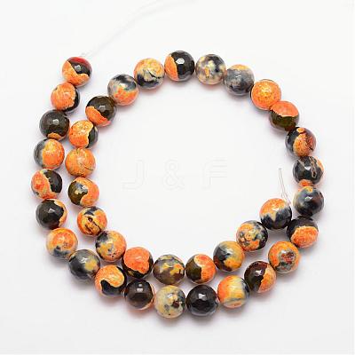 Natural Fire Crackle Agate Bead Strands G-K166-06F-10mm-02-1