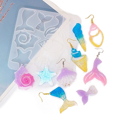 DIY Food Grade Silicone Pendant Molds PW-WG71054-01-1