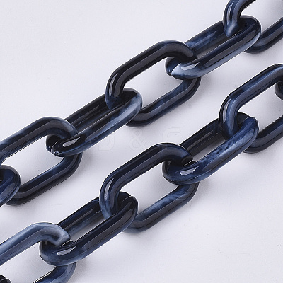 Handmade Acrylic Cable Chains SACR-N006-007A-1