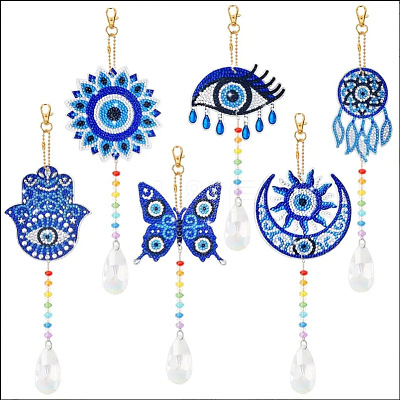 Diamond Art Painting Suncatcher Kits PW-WG78608-04-1