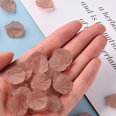 Transparent Frosted Acrylic Pendants MACR-S371-01A-763-1