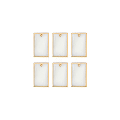 6Pcs Natural Freshwater Shell Pendants BSHE-BC0001-20B-1