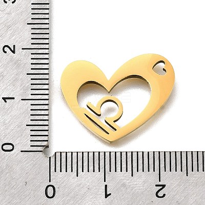 201 Stainless Steel Pendants STAS-A116-01G-07-1