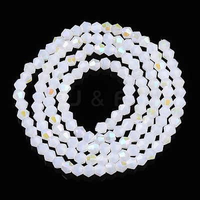 Imitation Jade Electroplate Glass Beads Strands LS-EGLA-A039-J2mm-L06-1