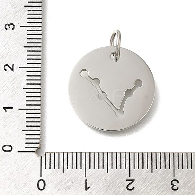 Anti-Tarnish 304 Stainless Steel Pendants STAS-M074-02L-P-1