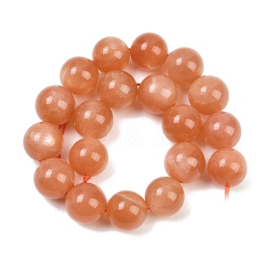 Natural Sunstone Beads Strands G-G342-A04-10.5mm-1