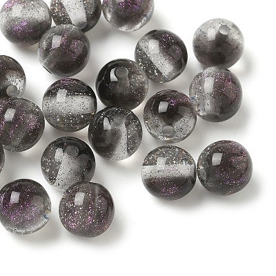 Two Tone Resin Beads RESI-Q025-02A-E-1