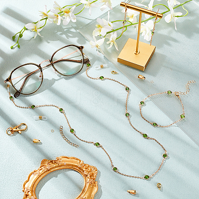 DIY Chain Bracelet Necklace Eyeglass Chains Making Kit DIY-OC0011-20-1