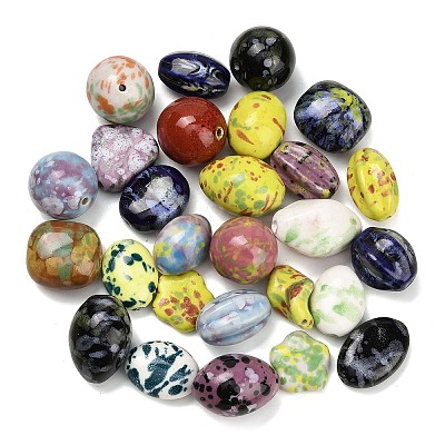 Handmade Porcelain Beads PORC-Z008-04-1