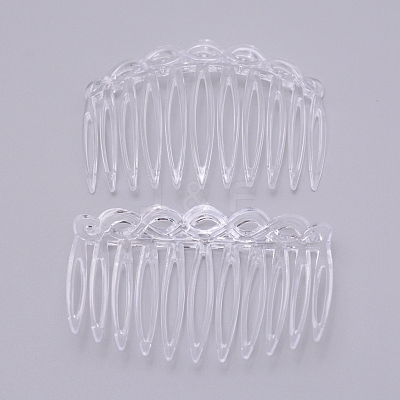 Plastic Twist Comb Hair Clip Combs OHAR-WH0018-01D-1