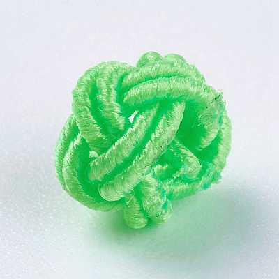 Polyester Weave Beads WOVE-K001-A10-1