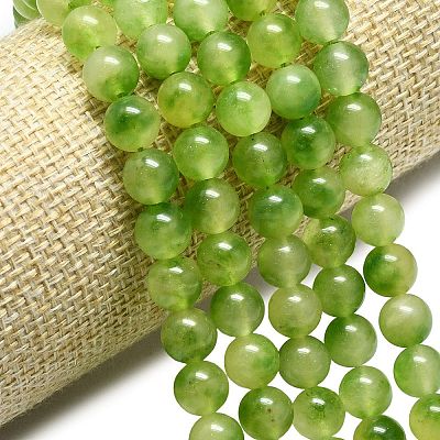 Natural Malaysia Jade Beads Strands G-L645-C01-8mm-31-1