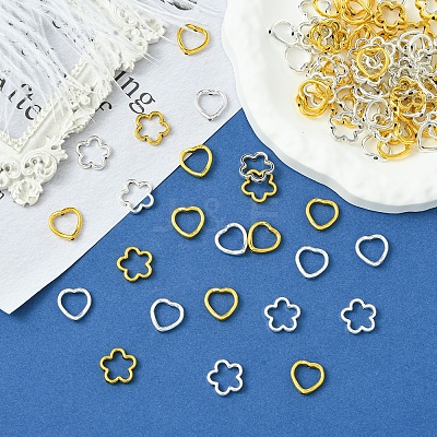 50Pcs Tibetan Style Alloy Bead Frame TIBEB-FS0001-10AS-1