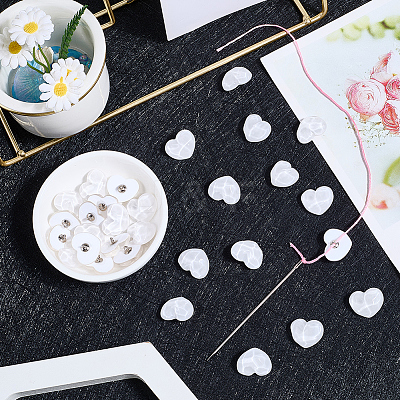 30Pcs 1-Hole Resin Shank Buttons BUTT-CY0001-25B-1