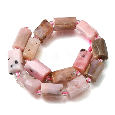 Natural Pink Opal Beads Strands GG-CBA8682-A05-1