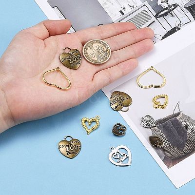 Tibetan Style Alloy Pendants TIBEP-MSMC012-1M-1
