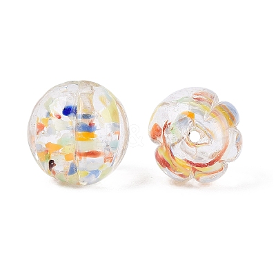 Inner Flower Handmade Lampwork Beads LAMP-N043-02A-01-1