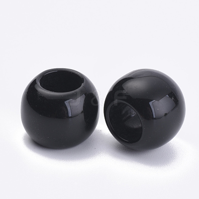 Opaque Acrylic Beads X-SACR-S300-15B-02-1
