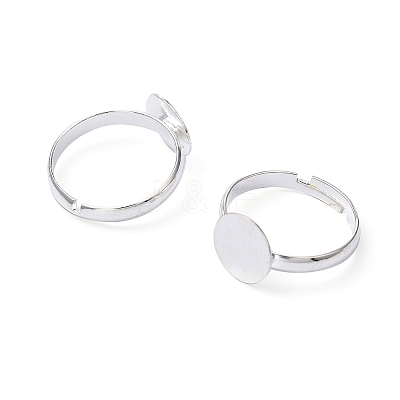Brass Pad Ring Base Findings EC022-S-1