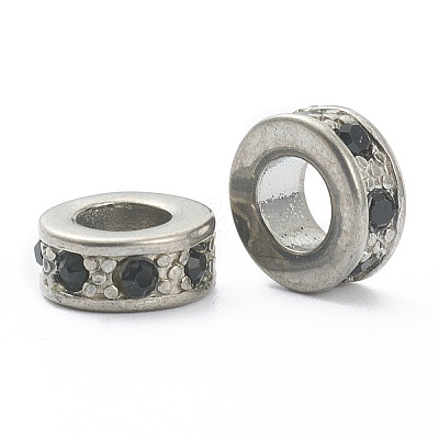 304 Stainless Steel Rhinestone Bead Spacers STAS-I181-026P-1