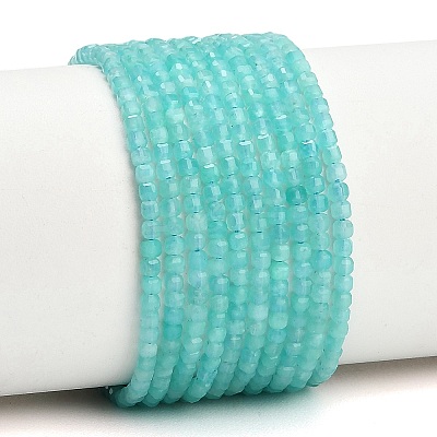 Natural Amazonite Beads Strands GG-CBA77FB-D02-02-1