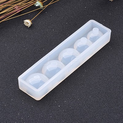 Semi-sphere Design DIY Silicone Molds AJEW-P042-04-1