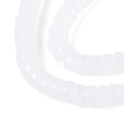 Imitation Jade Glass Beads Strands GLAA-N027-3x6mm-01-1