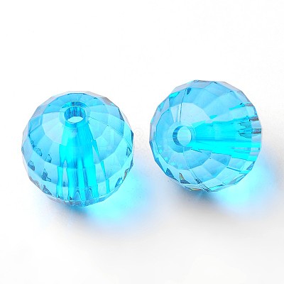 Transparent Acrylic Beads PL544Y-8-1
