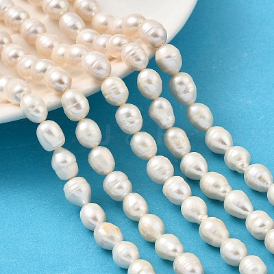 Natural Cultured Freshwater Pearl Beads Strands PEAR-I007-01F-04A-1