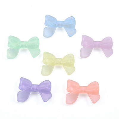 Transparent Luminous Acrylic Beads X-TACR-T007-11-1