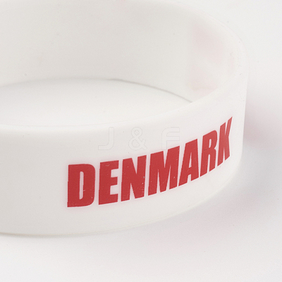 Silicone Wristbands Bracelets X-BJEW-K168-01J-1