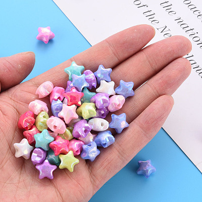 Opaque Acrylic Beads TACR-S153-36I-1
