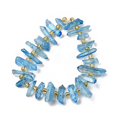 Natural Quartz Crystal Beads Strands G-F800-C16-1