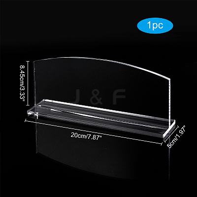 Rectangle Acrylic Name Card Holder ODIS-WH0025-39-1