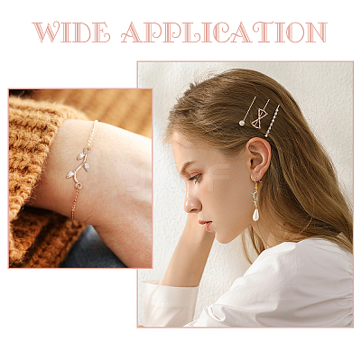 20Pcs 2 Colors Brass Micro Pave Cubic Zirconia Connector Charms KK-BBC0002-97-1