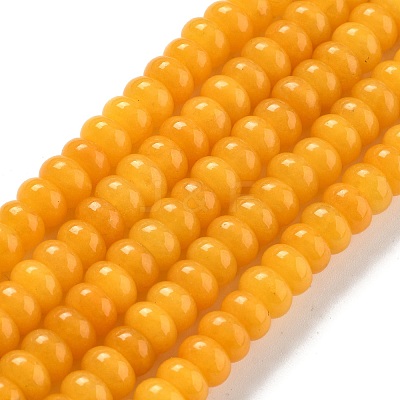 Natural White Jade Beads Strands G-E507-01V-1