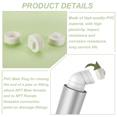 PVC Pipe End Cap FIND-WH0148-225-1