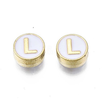 Alloy Enamel Beads ENAM-N052-006-01L-RS-1