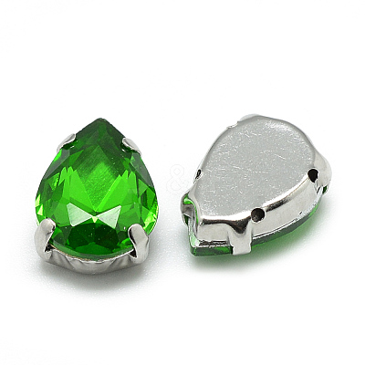 Sew on Rhinestone RGLA-T035-7x10mm-20-1