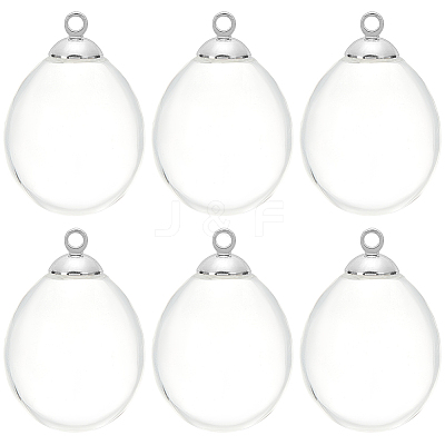 10Pcs Alloy Bead Cap Pendant Bails FIND-SC0010-61-1