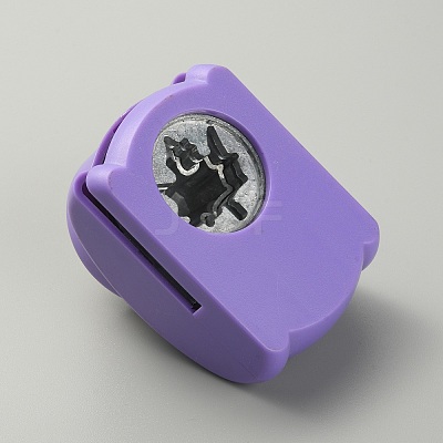 Mini Plastic Craft Punch for Scrapbooking & Paper Crafts AJEW-WH0326-46-1