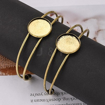 Brass Bangle Making MAK-S001-SZ016AB-20-1