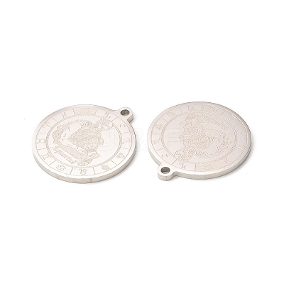 Non-Tarnish 304 Stainless Steel Pendants STAS-A074-03C-P-1