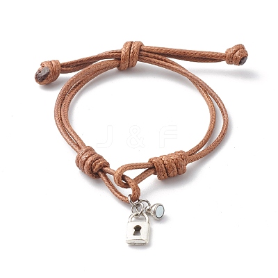 Adjustable Korean Waxed Polyester Cord  Bracelets X1-BJEW-TA00001-1