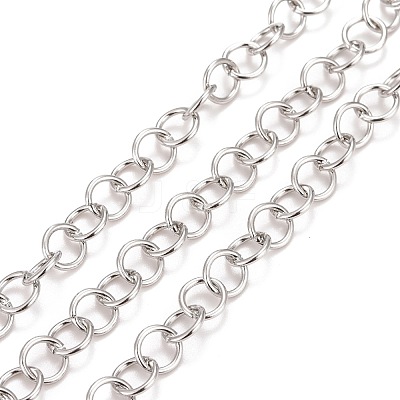 Tarnish Resistant 304 Stainless Steel Rolo Chains CHS-F011-08D-P-1