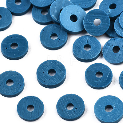 Handmade Polymer Clay Beads CLAY-R067-8.0mm-B44-1
